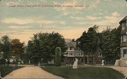 Judge Hilton's Mansion in Woodlawn Park Saratoga Springs, NY Postcard Postcard Postcard