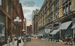 Petticoat Lane looking West from Grand Avenue Postcard