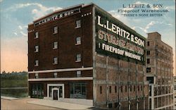 L. Leritz & Son Fireproof Warehouse Postcard