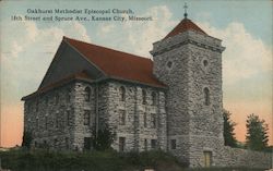 Oakhurst Methodist Episcopal Church 18th Street and Spruce Avenue Postcard