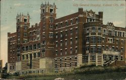 City General Hospital Kansas City, MO Postcard Postcard Postcard