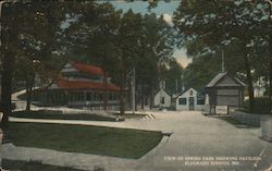 VIEW OF SPRING PARK SHOWING PAVILION ELDORADO SPRINGS, MO Postcard Postcard Postcard