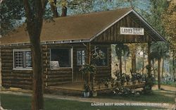 Ladies Rest Room Postcard