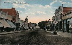 Main Street Eldorado Springs, MO Postcard Postcard Postcard