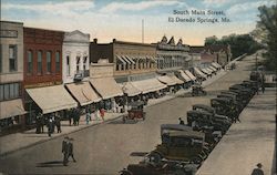 South Main Street El Dorado Springs, MO Postcard Postcard Postcard