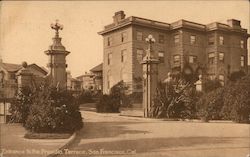 Entrance To The Presido Terrace Postcard