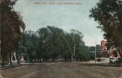 First Ave East Hutchinson, KS Postcard Postcard Postcard