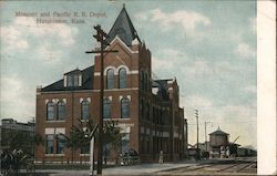 Missouri and Pacific R. R. Depot Postcard