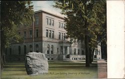 Law Building University of Michigan Postcard