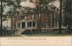 Phi Delta Theta Fraternity House Ann Arbor, MI Postcard Postcard Postcard