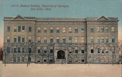 5418. Medical Building, University Of Michigan Postcard