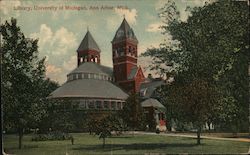 Library, University of Michigan Ann Arbor, MI Postcard Postcard Postcard