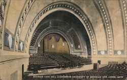 Interior View, Hill Auditorium, University of Michigan Ann Arbor, MI Postcard Postcard Postcard