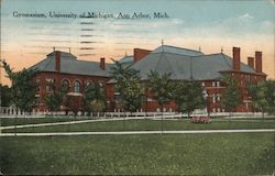 Gymnasium, University of Michigan Ann Arbor, MI Postcard Postcard Postcard