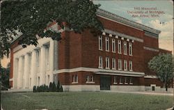 Hill Memorial, University of Michigan Ann Arbor, MI Postcard Postcard Postcard