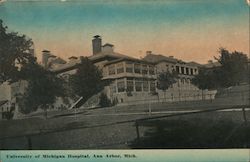 University of Michigan Hospital Postcard