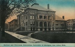 Barbour and Waterman Gymnasium, University of Michigan Postcard