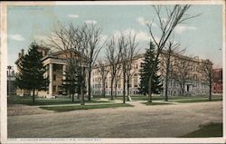 Old and New Medical Buildings - U of M Ann Arbor, MI Postcard Postcard Postcard