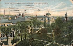 Bird'S - Eye View Of The U. Of M. Campus Postcard