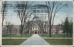 University Hall U of M Ann Arbor, MI Postcard Postcard Postcard