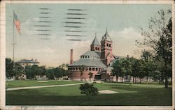 The Library - U of M Ann Arbor, MI Postcard Postcard Postcard