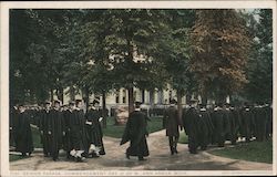 Senior Parade on Commencement Day - U of M Ann Arbor, MI Postcard Postcard Postcard