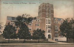 Michigan Union, University of Michigan Postcard