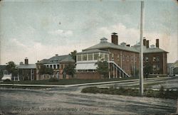 Old Hospital, University of Michigan Postcard