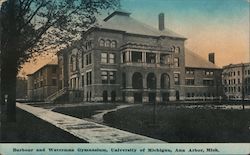 Barbour and Waterman Gymnasium, University of Michigan Ann Arbor, MI Postcard Postcard Postcard