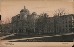 Main Building at University of Michigan Postcard