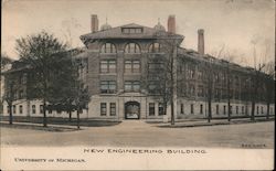 New Engineering Building - University of Michigan Postcard