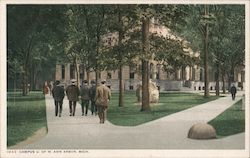 CAMPUS U. OF M. ANN ARBOR, MI Postcard Postcard Postcard