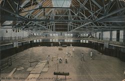 Interior of Boys' Gymnasium - University of Michigan Ann Arbor, MI Postcard Postcard Postcard