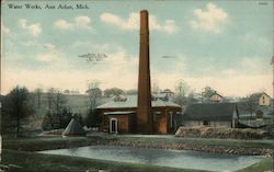 Water Works Ann Arbor, MI Postcard Postcard Postcard