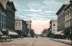 Ann Arbor, Mich. Main Street looking North Michigan Postcard Postcard Postcard