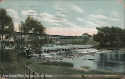 The Dam - Huron River Postcard