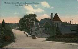 Michigan Central Railway Passenger Station Postcard