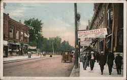 Looking Along State Street Ann Arbor, MI Postcard Postcard Postcard