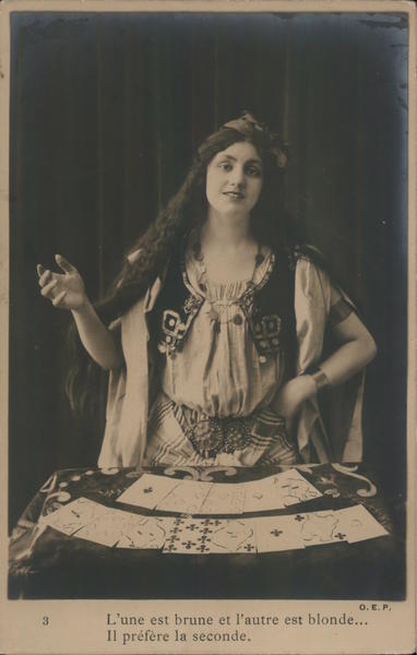 French Fortune Teller Fortune Tellers Postcard 3789