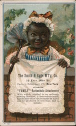 Black Baby Holding ad for "The Smith & Egge M'f'g. Co. Trade Cards Trade Card Trade Card Trade Card