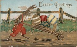 Easter Greetings Postcard