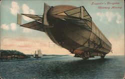 Zeppelin's Dirigible Military Airship Postcard