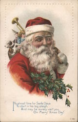 It's almost time for Santa Claus Postcard