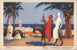 "St Raphael Quinquina" Advertising Postcard Postcard Postcard