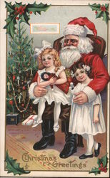 Christmas Greetings Postcard