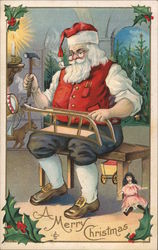 A Merry Christmas Santa Claus Postcard Postcard Postcard