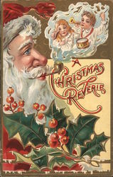 A Christmas Reverie Santa Claus Postcard Postcard Postcard