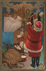 A Merry Christmas Santa Claus Postcard Postcard Postcard