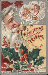 A Christmas Reverie Santa Claus Postcard Postcard Postcard