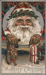 A Merry Christmas Santa Claus Postcard Postcard Postcard